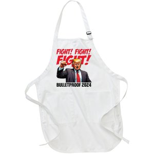 Fight Donald Trump 2024 Republicans Maga Usa Elections Full-Length Apron With Pockets