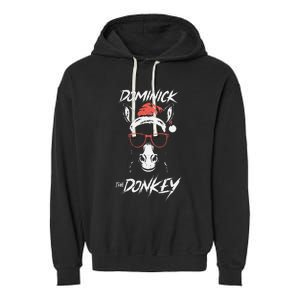 Funny Dominick The Donkey Garment-Dyed Fleece Hoodie