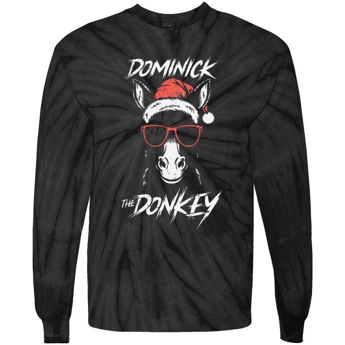 Funny Dominick The Donkey Tie-Dye Long Sleeve Shirt