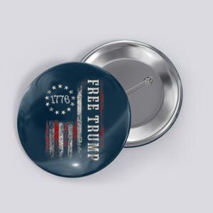 Free Donald Trump Republican Support Pro Trump American Flag Button