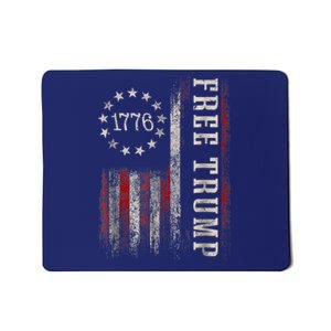 Free Donald Trump Republican Support Pro Trump American Flag Mousepad