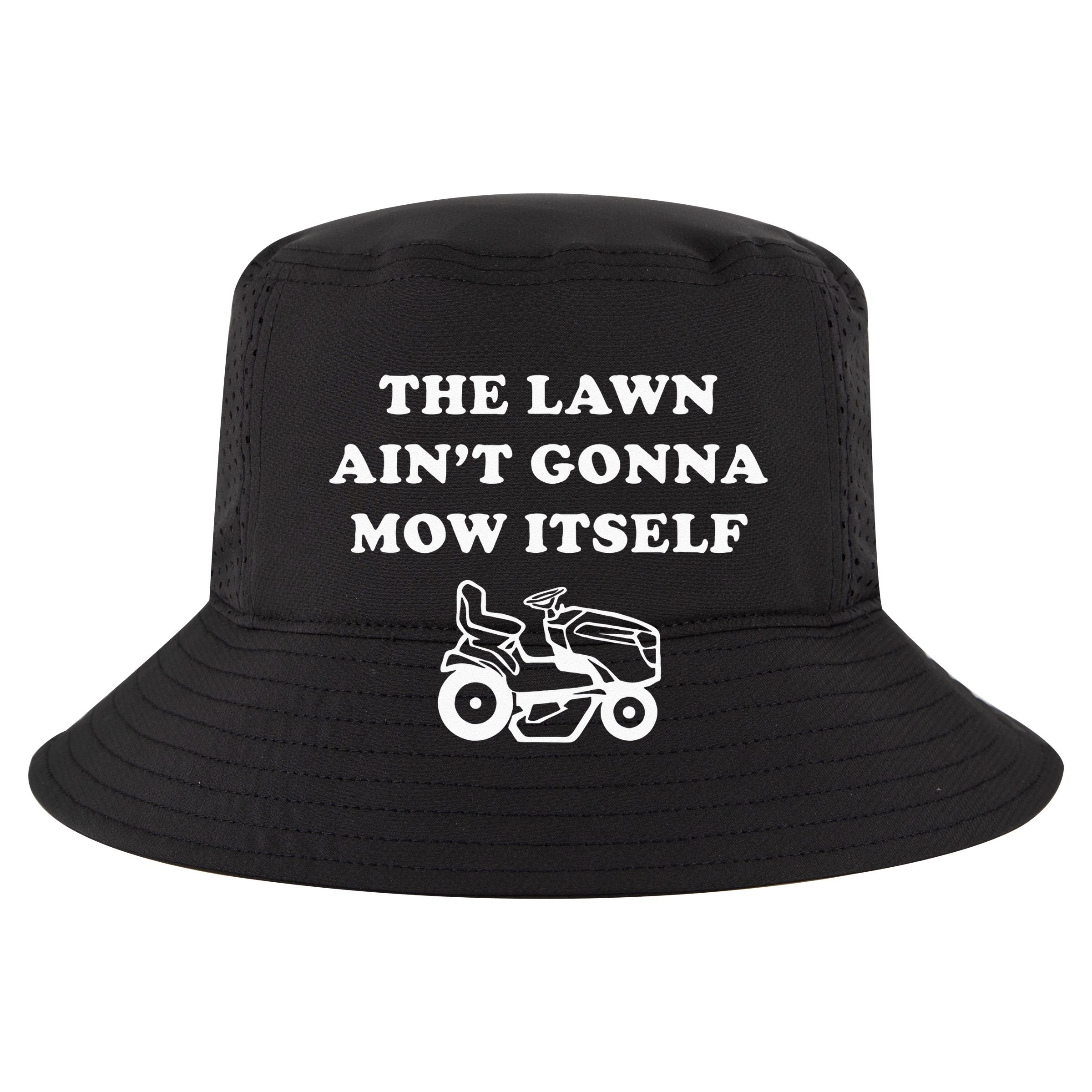Funny Dad The Lawn Aint Gonna Mow Itself Women's Crop Top Tee