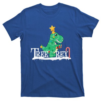 Funny Dinosaur Trex Christmas Tree Rex Gift T-Shirt