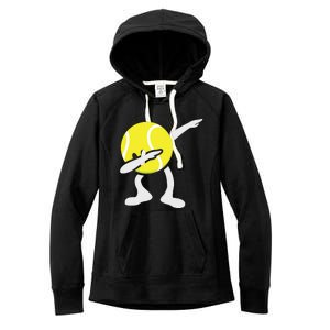 Funny Dabbing Tennis Ball Women's Fleece Hoodie