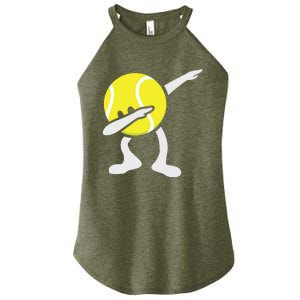 Funny Dabbing Tennis Ball Women's Perfect Tri Rocker Tank