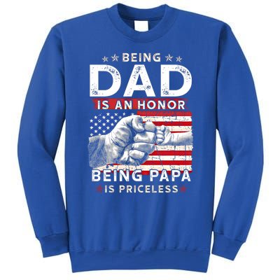 Fathers Day Tee For Dad An Honor Being Papa Is Priceless Gift Sweatshirt