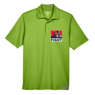 Fight Donald Trump I Stand With Trump Make America Great Again Men's Origin Performance Pique Polo