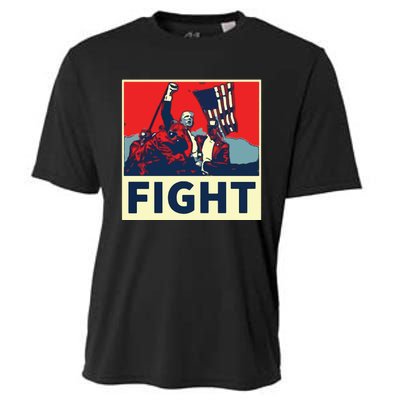 Fight Donald Trump I Stand With Trump Make America Great Again Cooling Performance Crew T-Shirt