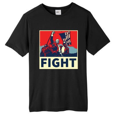 Fight Donald Trump I Stand With Trump Make America Great Again Tall Fusion ChromaSoft Performance T-Shirt