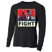 Fight Donald Trump I Stand With Trump Make America Great Again Cooling Performance Long Sleeve Crew