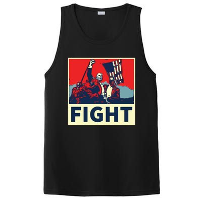 Fight Donald Trump I Stand With Trump Make America Great Again PosiCharge Competitor Tank