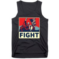 Fight Donald Trump I Stand With Trump Make America Great Again Tank Top