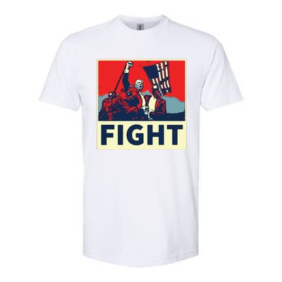 Fight Donald Trump I Stand With Trump Make America Great Again Softstyle CVC T-Shirt