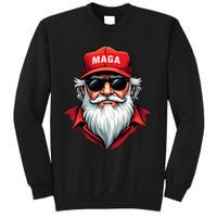 Funny Donald Trump Santa Claus Maga Christmas Holiday Sweatshirt