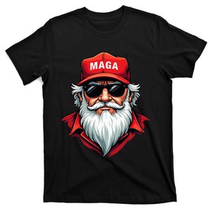 Funny Donald Trump Santa Claus Maga Christmas Holiday T-Shirt