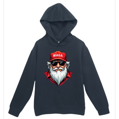 Funny Donald Trump Santa Claus Maga Christmas Holiday Urban Pullover Hoodie