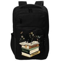 Fantasy Drama Tragedy Cat Book Lover Reading Humor Impact Tech Backpack