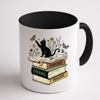 Fantasy Drama Tragedy Cat Book Lover Reading Humor Mug