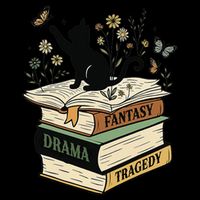Fantasy Drama Tragedy Cat Book Lover Reading Humor 16 in Basic Backpack