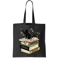 Fantasy Drama Tragedy Cat Book Lover Reading Humor Bag