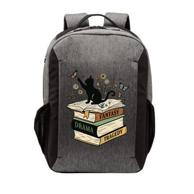 Fantasy Drama Tragedy Cat Book Lover Reading Humor Vector Backpack