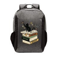 Fantasy Drama Tragedy Cat Book Lover Reading Humor Vector Backpack