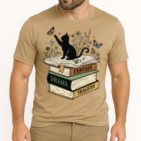 Fantasy Drama Tragedy Cat Book Lover Reading Humor Cooling Performance Crew T-Shirt