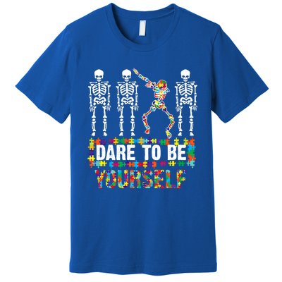 Funny Dare To Be Yourself Cute Autistic Gift Premium T-Shirt