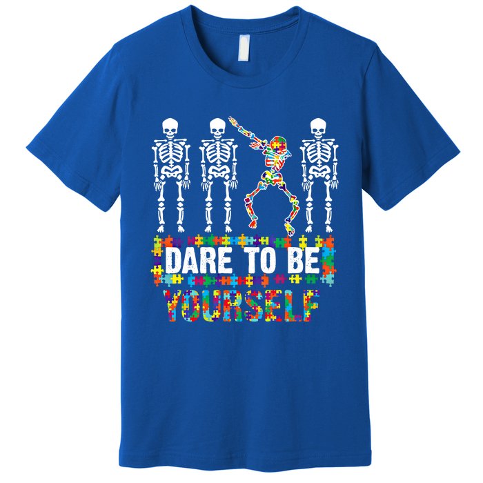 Funny Dare To Be Yourself Cute Autistic Gift Premium T-Shirt