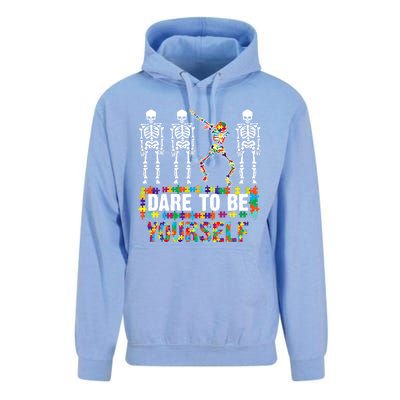 Funny Dare To Be Yourself Cute Autistic Gift Unisex Surf Hoodie