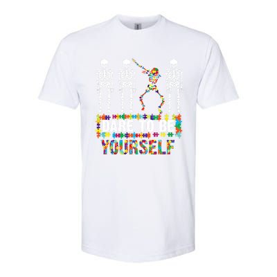 Funny Dare To Be Yourself Cute Autistic Gift Softstyle CVC T-Shirt