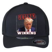 Funny Donald Trump Mug Shot Guilty Of Winning Funny 2024 Election Flexfit Unipanel Trucker Cap