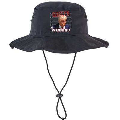 Funny Donald Trump Mug Shot Guilty Of Winning Funny 2024 Election Legacy Cool Fit Booney Bucket Hat