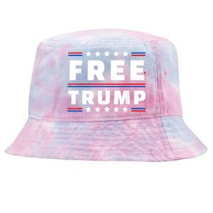 Free Donald Trump Republican Support Tie-Dyed Bucket Hat