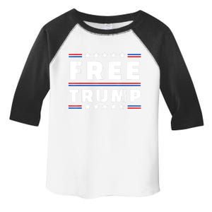 Free Donald Trump Republican Support Toddler Fine Jersey T-Shirt