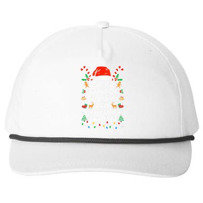 Funny Due to Inflation This is My Ugly Sweater Snapback Five-Panel Rope Hat