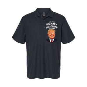 Funny Donald Trump Scary Halloween Gag President Softstyle Adult Sport Polo