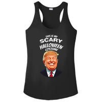 Funny Donald Trump Scary Halloween Gag President Ladies PosiCharge Competitor Racerback Tank