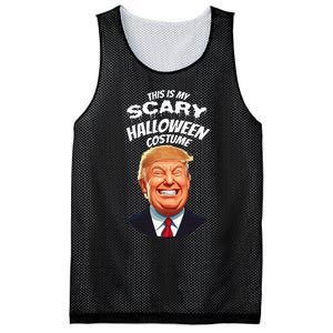 Funny Donald Trump Scary Halloween Gag President Mesh Reversible Basketball Jersey Tank