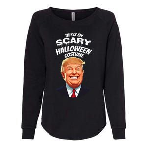 Funny Donald Trump Scary Halloween Gag President Womens California Wash Sweatshirt