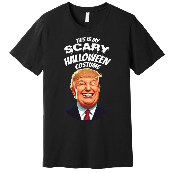 Funny Donald Trump Scary Halloween Gag President Premium T-Shirt