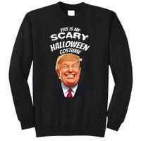 Funny Donald Trump Scary Halloween Gag President Tall Sweatshirt