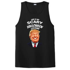 Funny Donald Trump Scary Halloween Gag President PosiCharge Competitor Tank