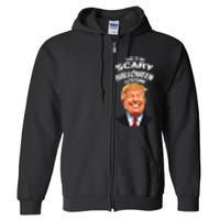 Funny Donald Trump Scary Halloween Gag President Full Zip Hoodie