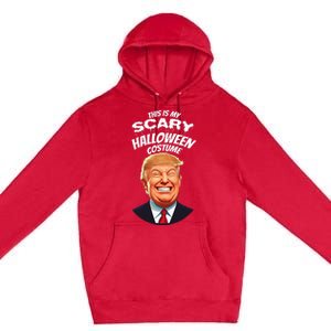 Funny Donald Trump Scary Halloween Gag President Premium Pullover Hoodie