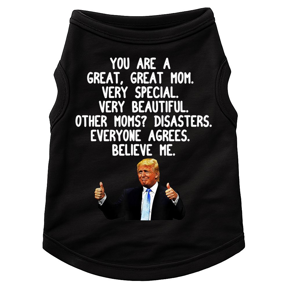 Funny Donald Trump Gift For Mother's Day Gag Gift Conservative Mom Doggie Tank