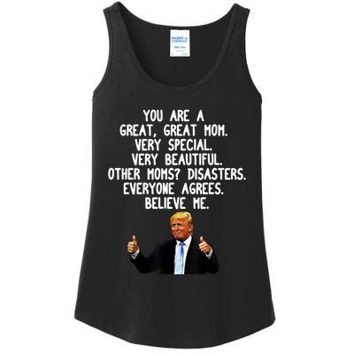 Funny Donald Trump Gift For Mother's Day Gag Gift Conservative Mom Ladies Essential Tank