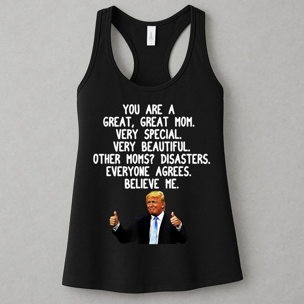 Funny Donald Trump Gift For Mother's Day Gag Gift Conservative Mom Womens Tank Top
