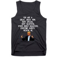 Funny Donald Trump Gift For Mother's Day Gag Gift Conservative Mom Tank Top