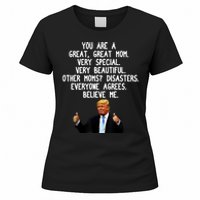 Funny Donald Trump Gift For Mother's Day Gag Gift Conservative Mom Women's T-Shirt